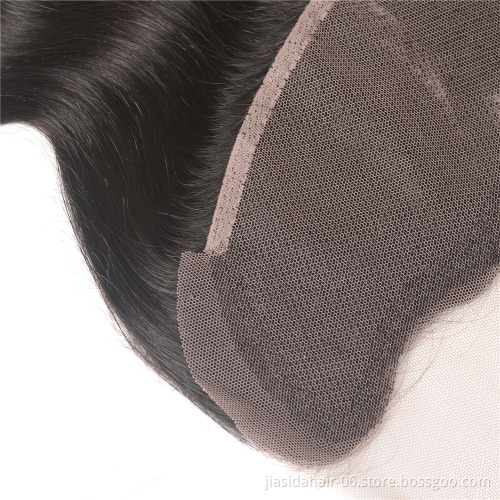 Natural Hair Line 13x4 Ear to Ear Baby Hair Lace Frontal Remy Brazilian Hair Weaving Body Wave Swiss Lace